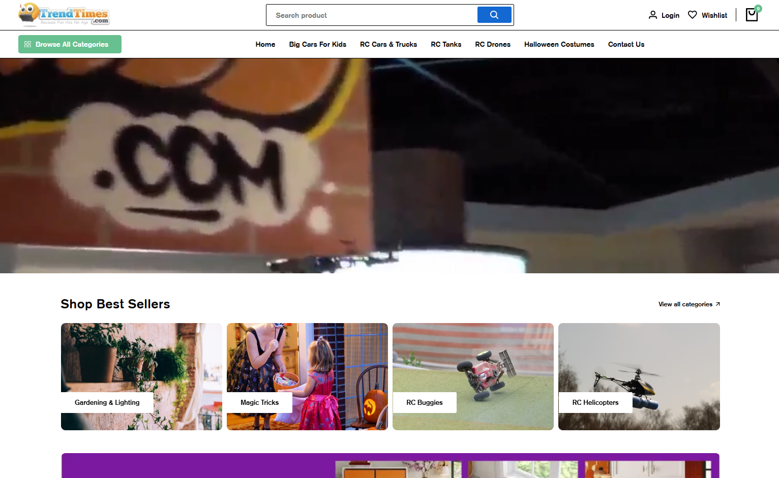 Shopify development for toy brand