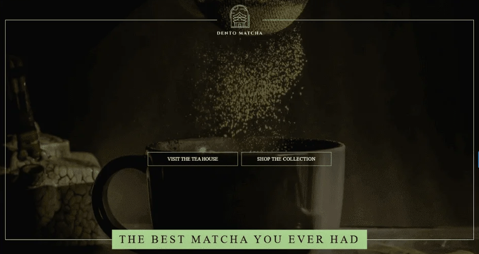 Website Development For Matcha Brand