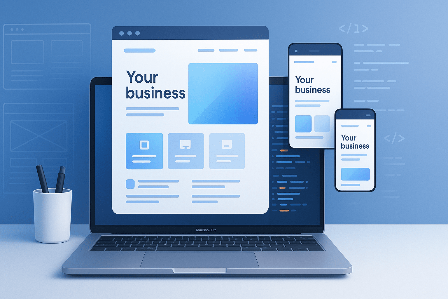 Web development companies near me - professional website design services and e-commerce solutions workspace