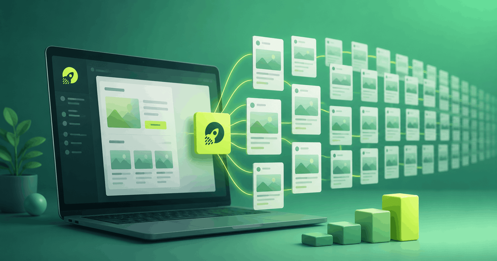 PageForge programmatic SEO dashboard generating bulk landing pages